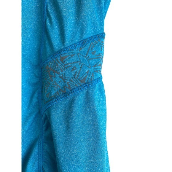 Athleta Aqua Blue Racerback Tank Top-Size‎ Small Women-EUC - Picture 4 of 6